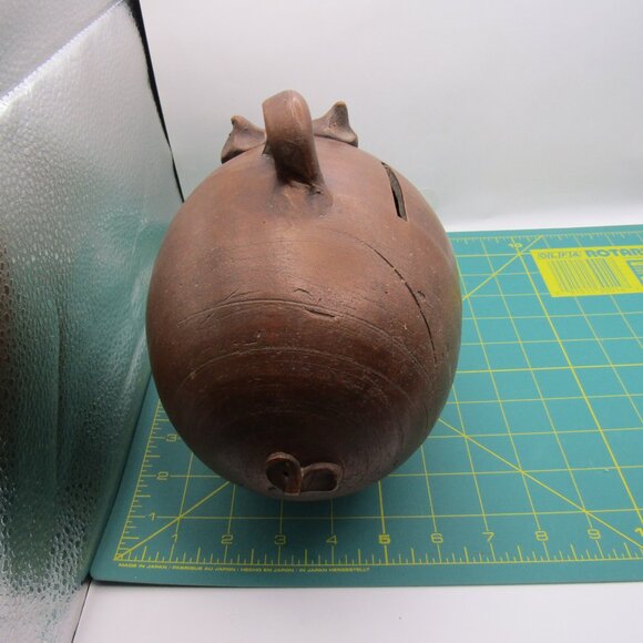 Vintage Mexican Pottery Piggy Bank - Picture 14 of 15